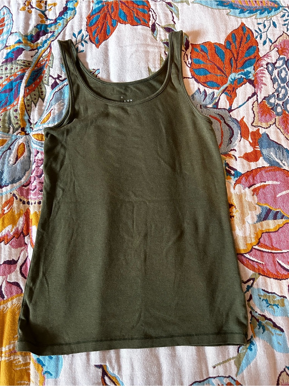 a new day Olive Green Scoop Neck Tank Top